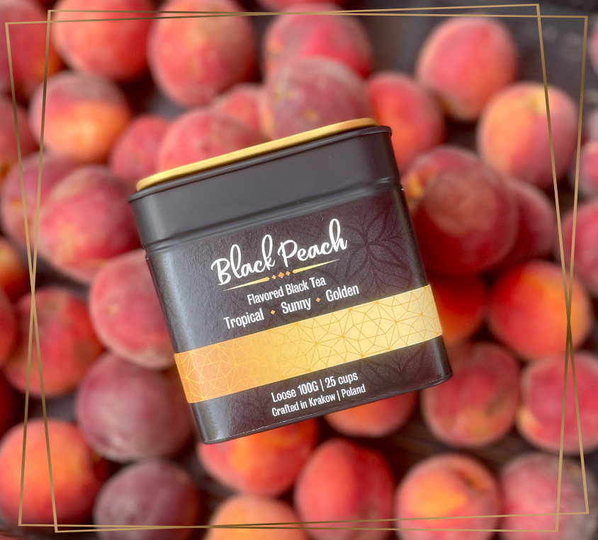 Black Peach Leo Tea puszka